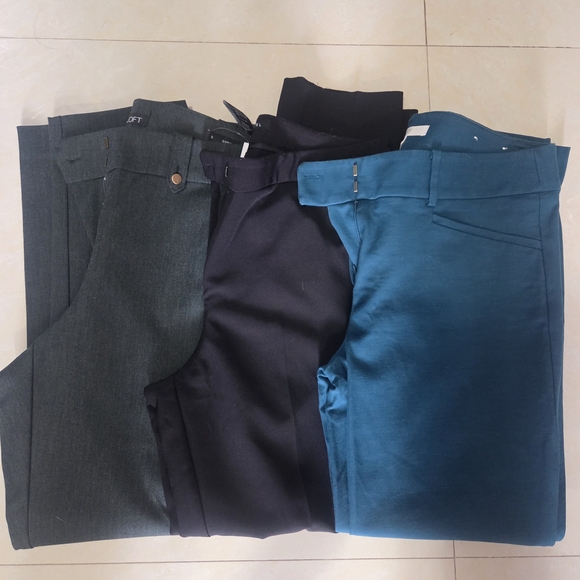 Lot Of 3 LOFT and Zac and Rachel Pairs Of Career/ Office Pants Sz 6 - Picture 1 of 4